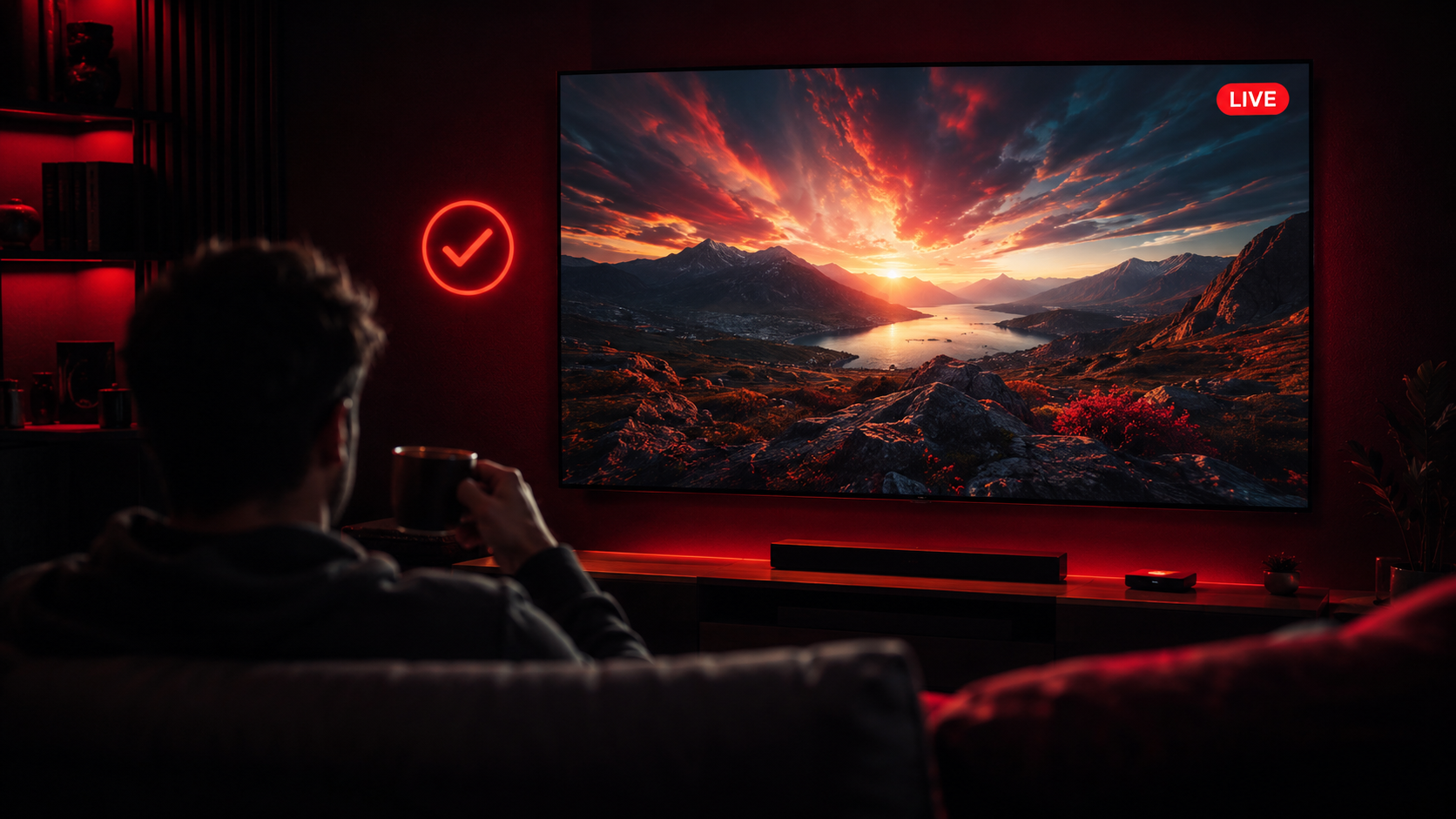 Nach dem IPTV einrichten entspannt Filme, Serien und Live-Sport in 4K genießen